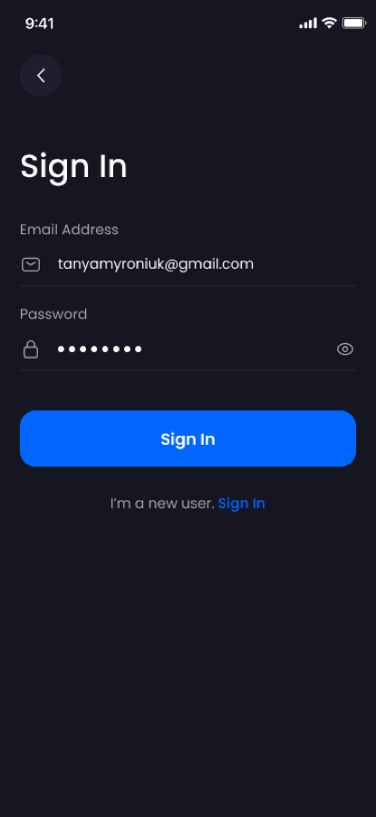 BankPick sign-in screen in Figma